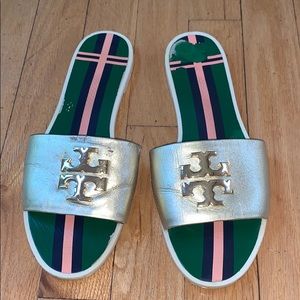 Tory Burch Logo Jelly Slide